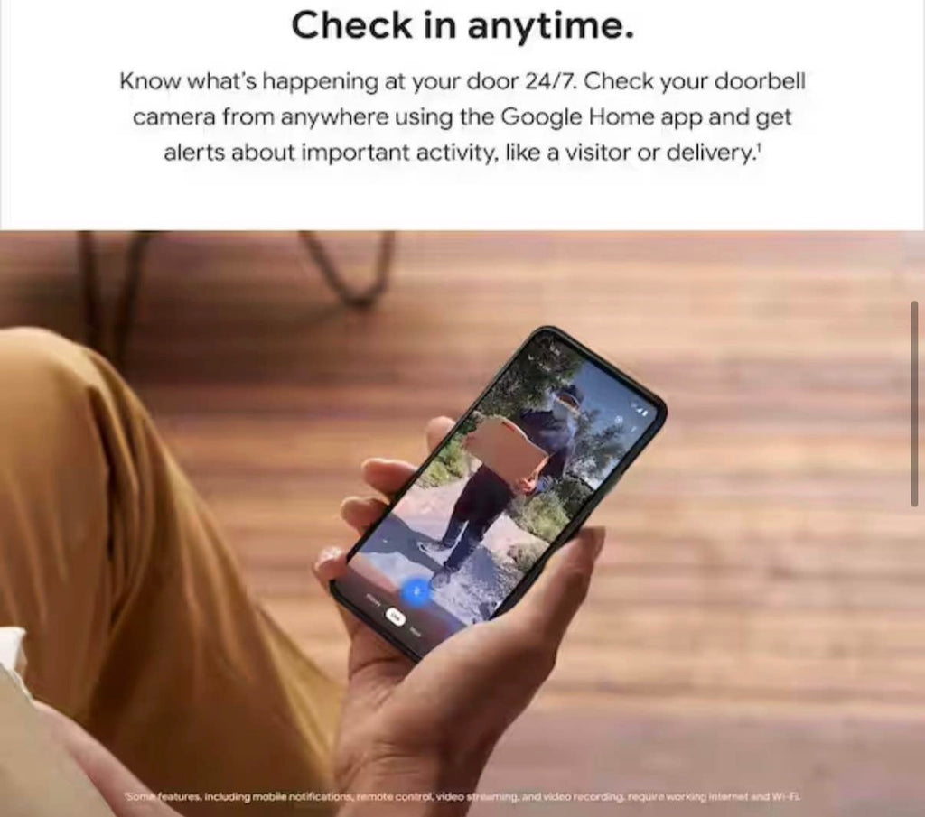 Smart Wi-Fi Video Doorbell Camera