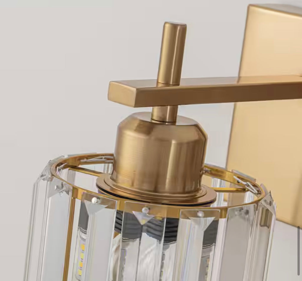 luxury gold crystal 6-Light  Bathroom Vanity Light