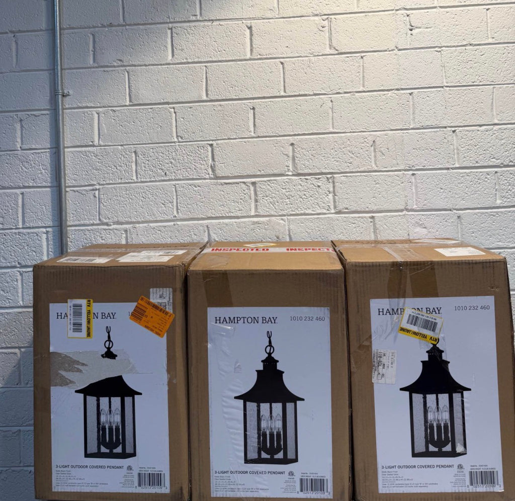 Edgehill 19 in . Outdoor Hanging Light Pendant Light