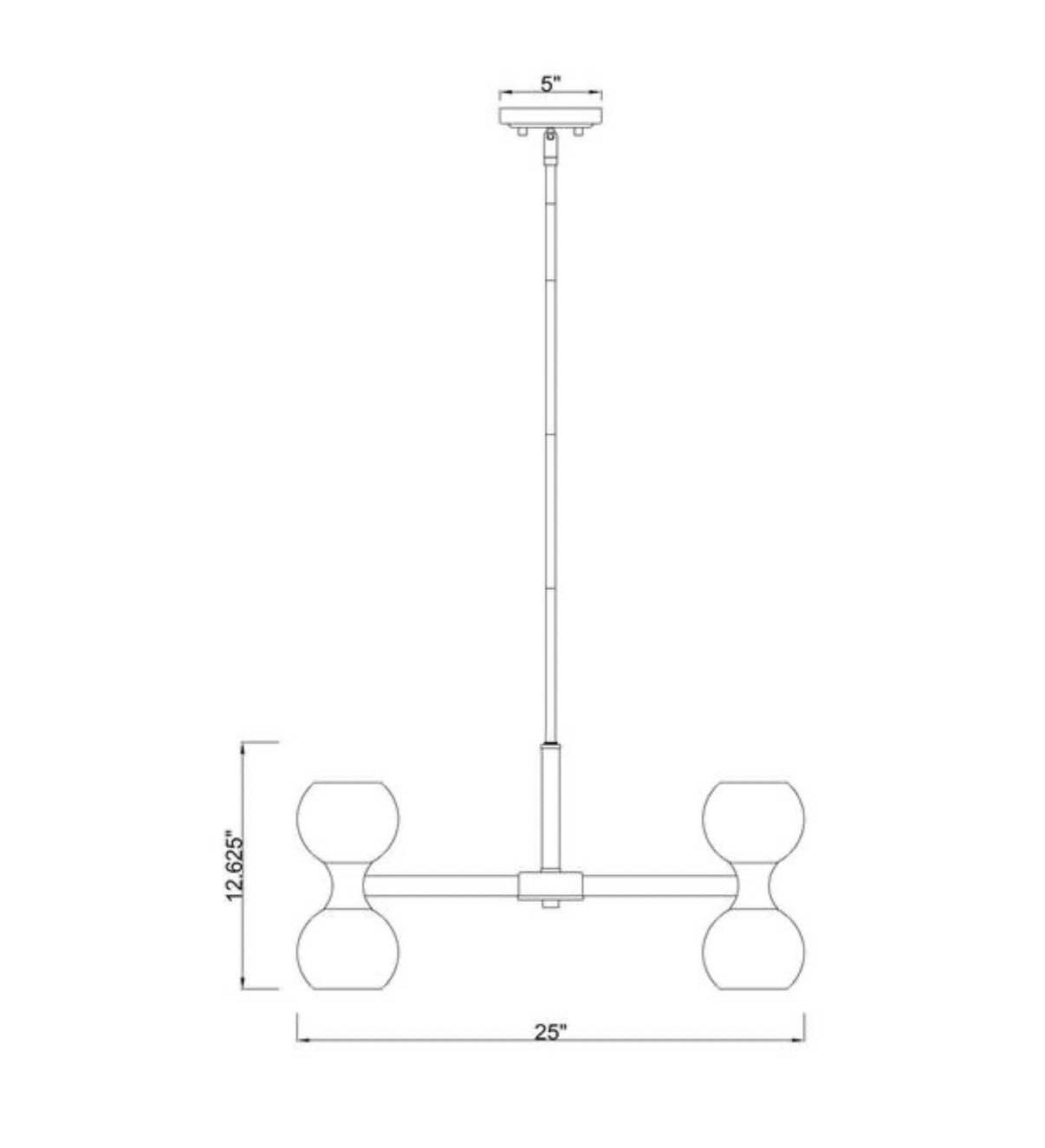 Artemis 10 Light Matte Black Shaded Chandelier Light