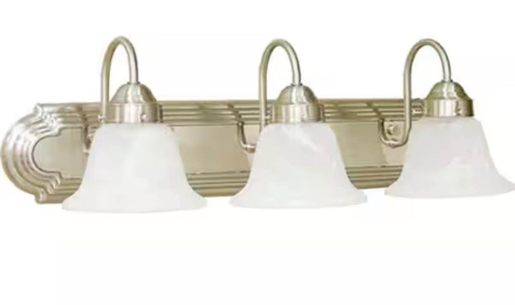 24 inches  3-Light Brushed Nickel Bath Light