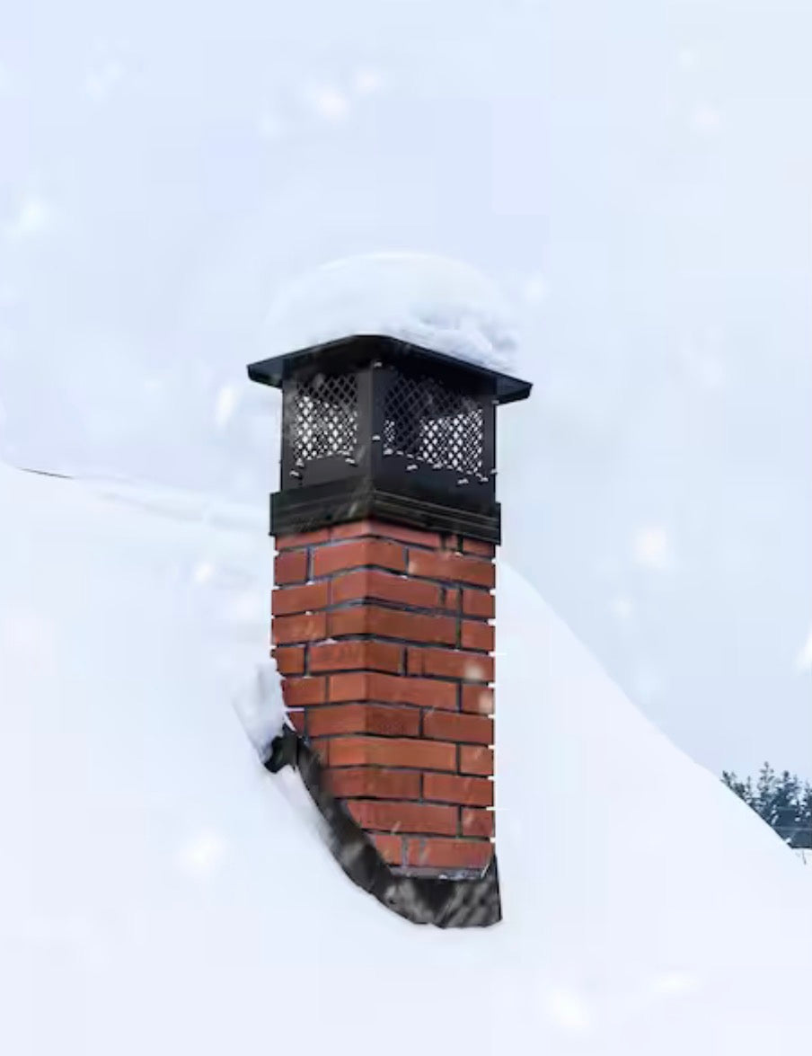 14 in. x 14 in. Galvanized Steel Fireplace Chimney Cap