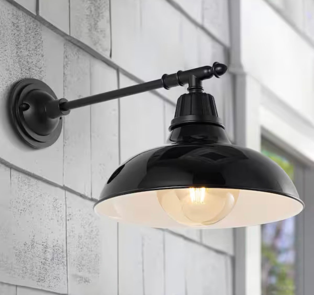 2-Pack Jonathan Y  Wallace Farmhouse Outdoor Sconces