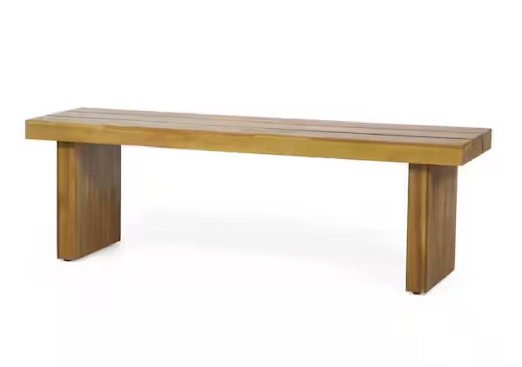57 inches Datona Wood Outdoor Patio Bench