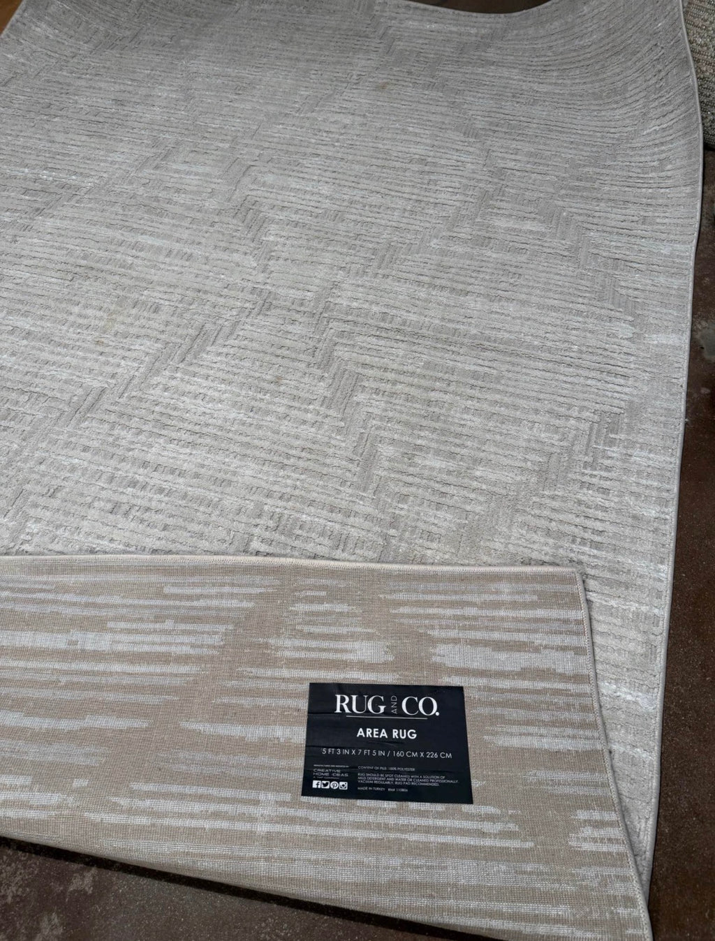 Steinway Rego Geo Area Rug 5x7