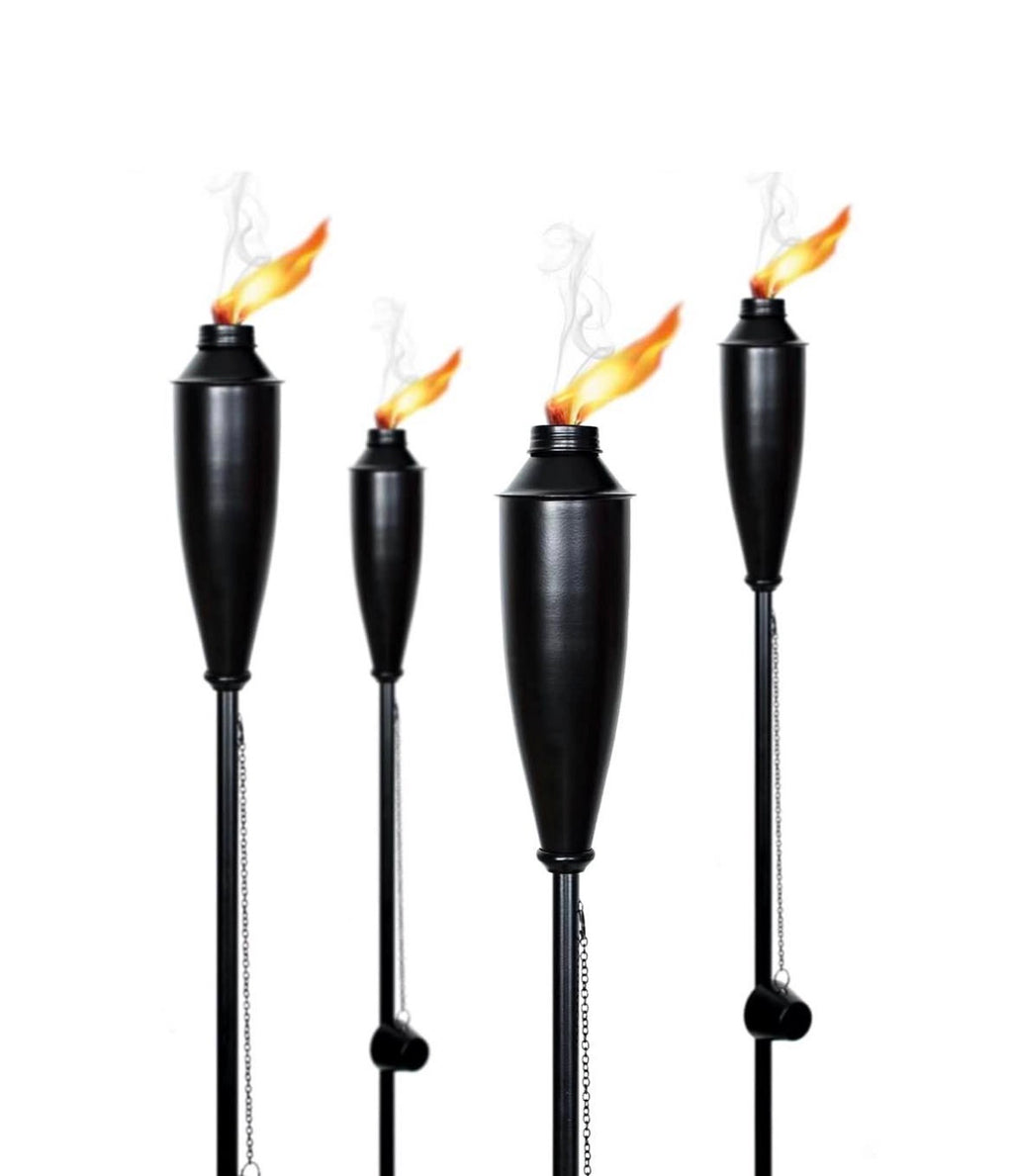 60” Metal Garden Torches Set Of 4