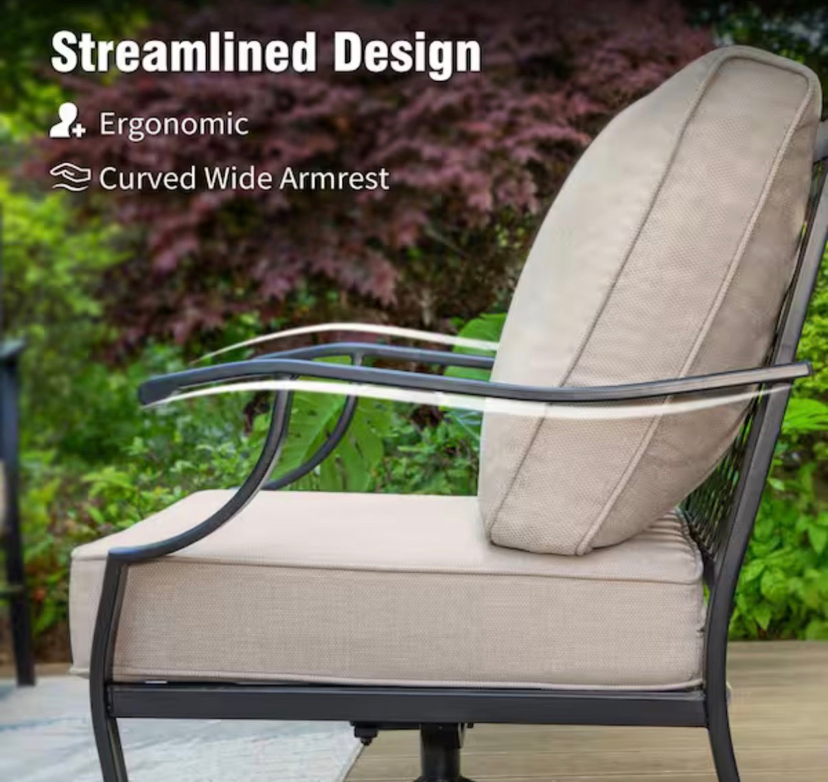 Outdoor Patio Motion Lounge Chairs (2-pack)
