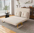 Convertible Beige Full Size Sofa Bed
