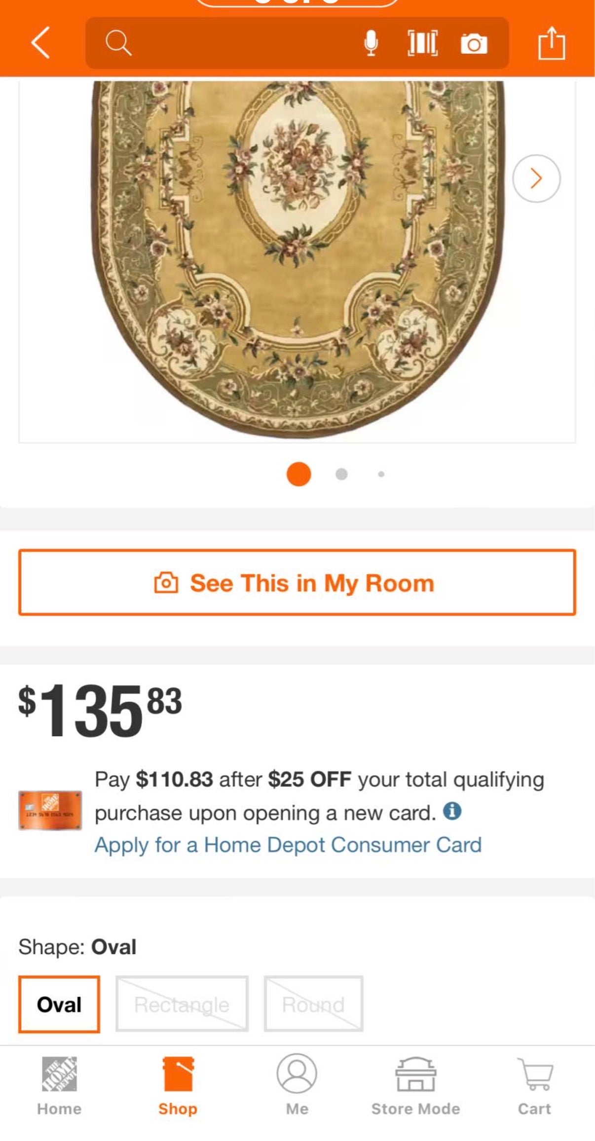 Classic Light Gold/Green 5 ft. x 7 ft. Oval Border Area Rug
