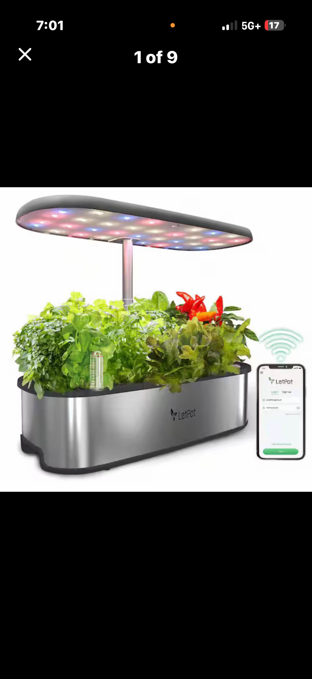 LetPot 5.5L Smart Indoor Garden Hydroponics Growing System