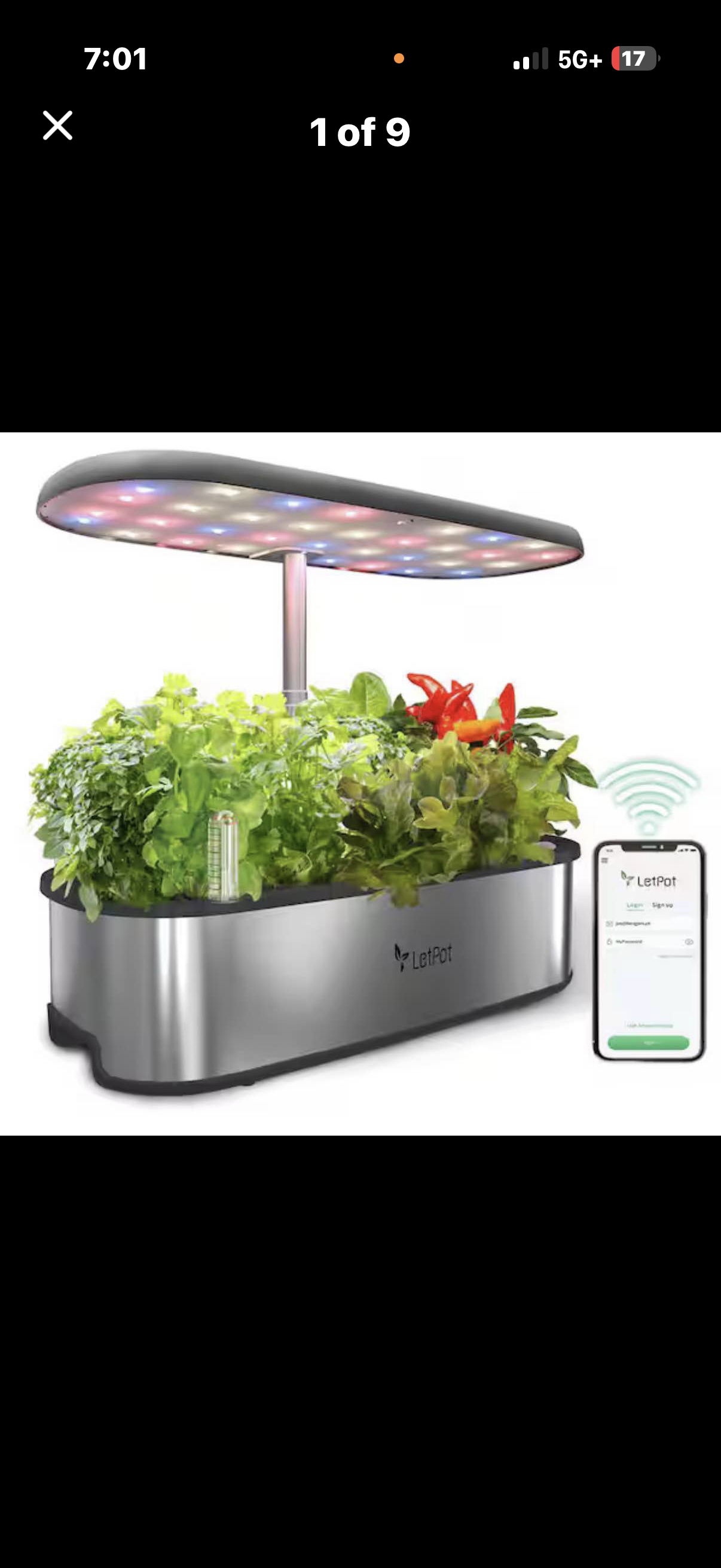 LetPot 5.5L Smart Indoor Garden Hydroponics Growing System