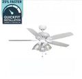 Rockport 52 in Indoor LED White Ceiling Fan
