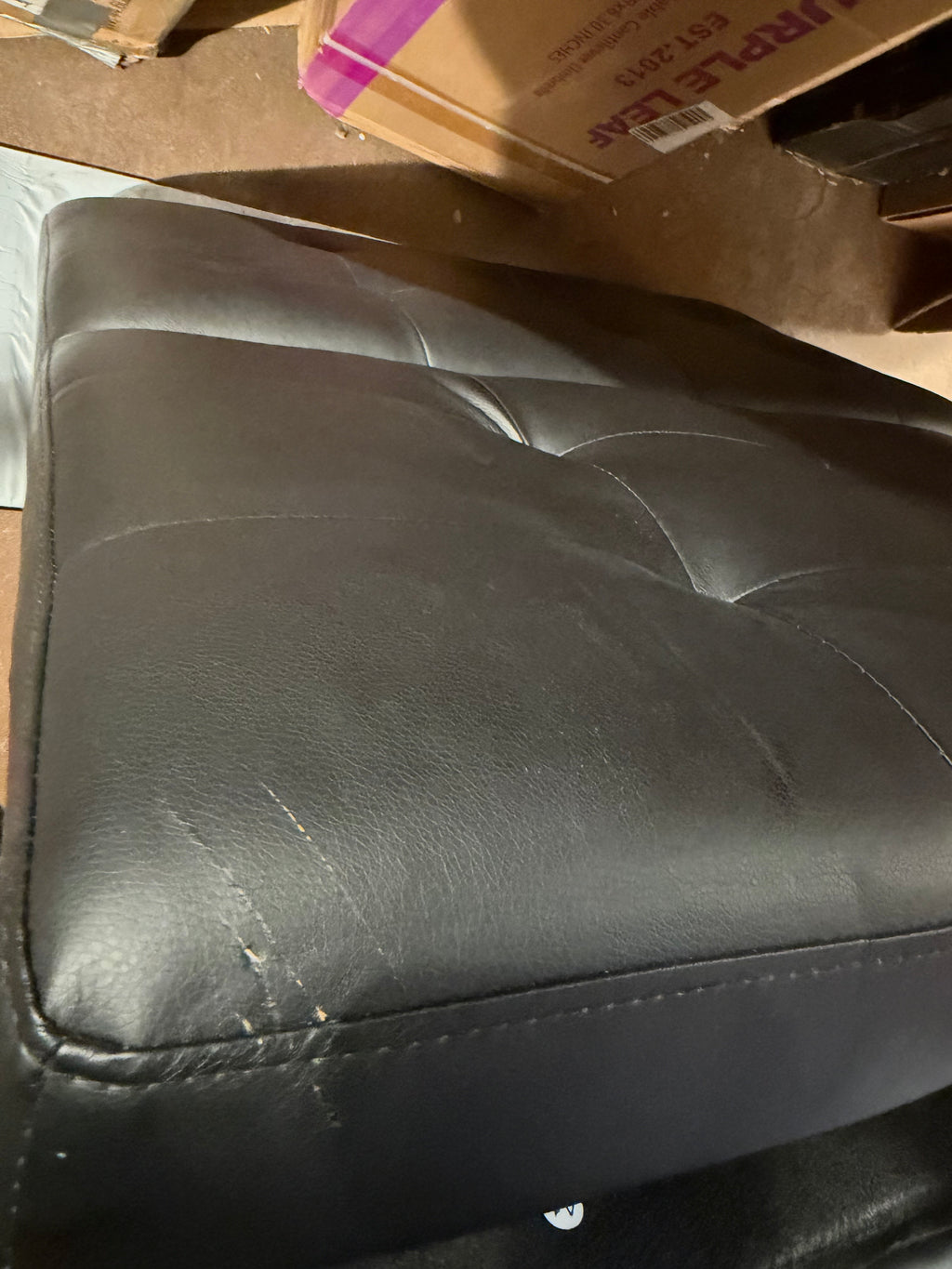 65 in. Convertible Sofa Bed Love Seat ( used )