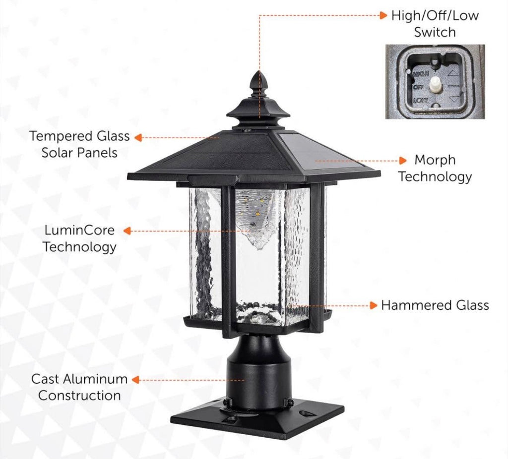Casita Solar Post Light