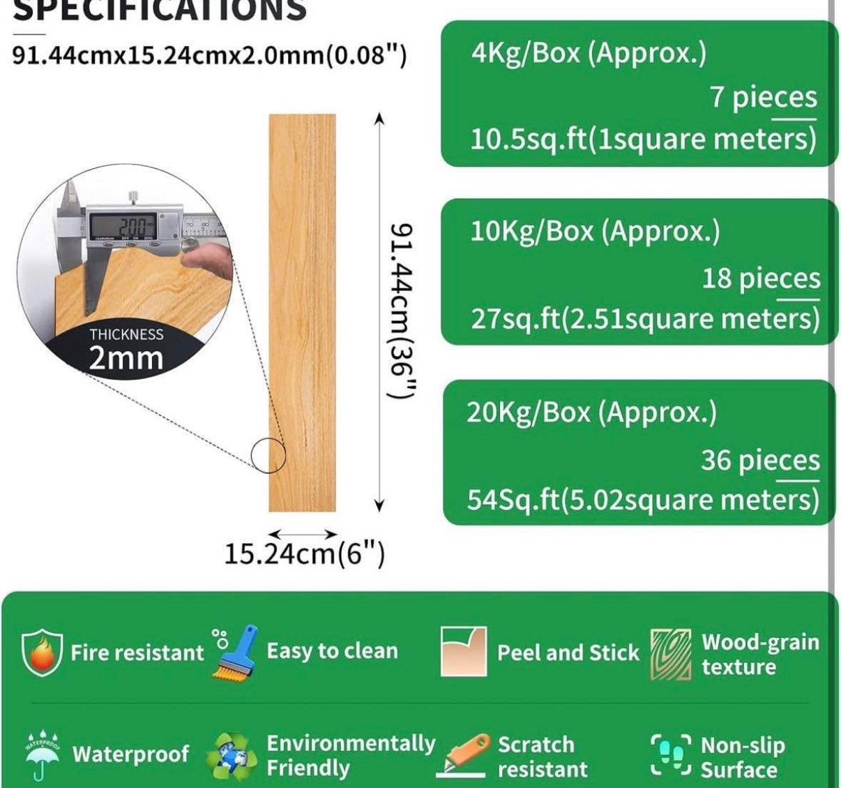 Vinyl Flooring Laminate Flooring with DIY Floor
