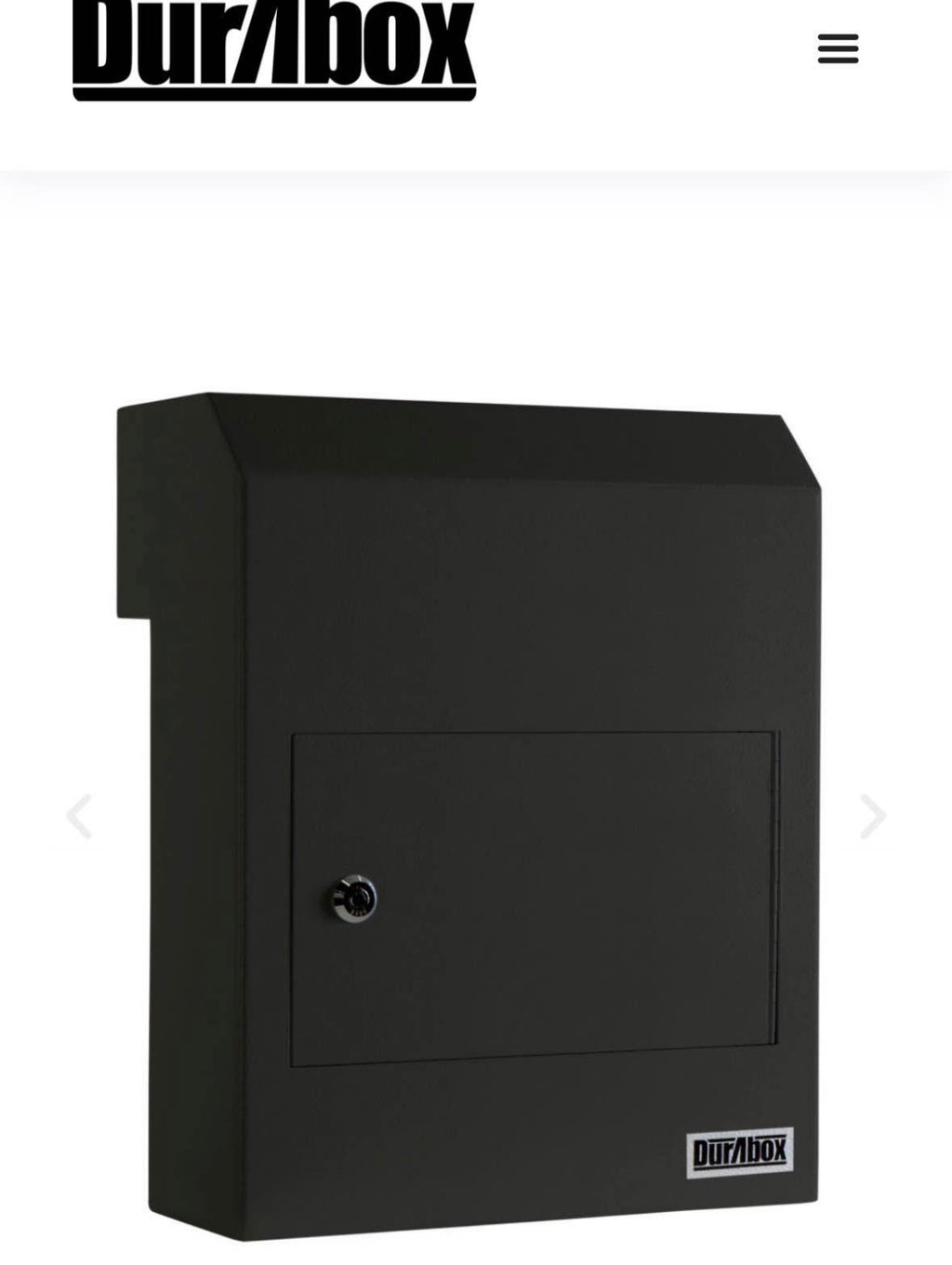 DuraBox D500 Through-Door Locking Drop Box