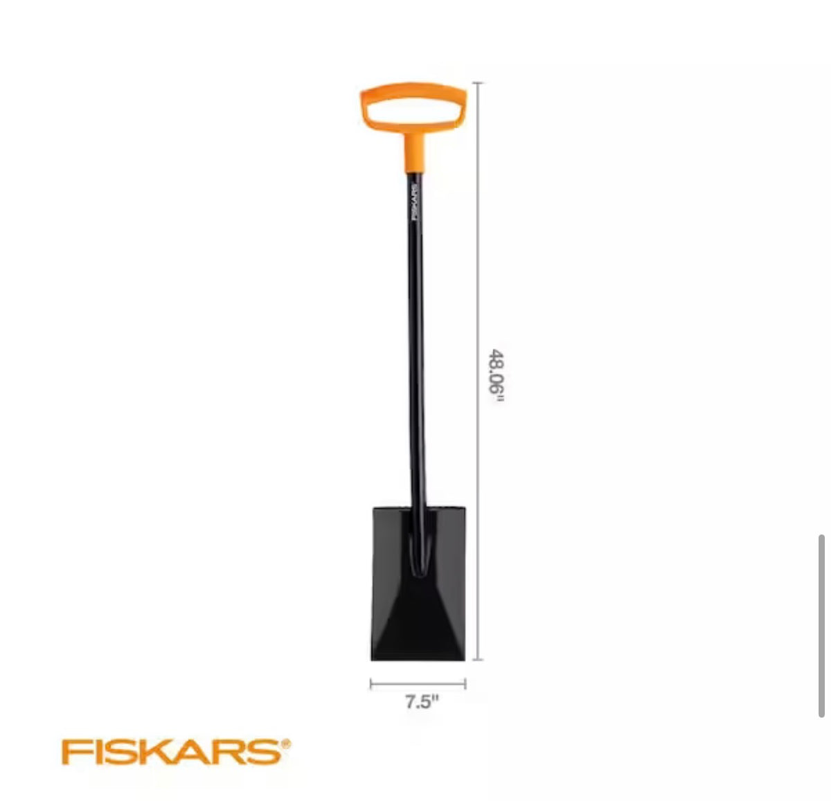 Steel D-handle Garden Spade
