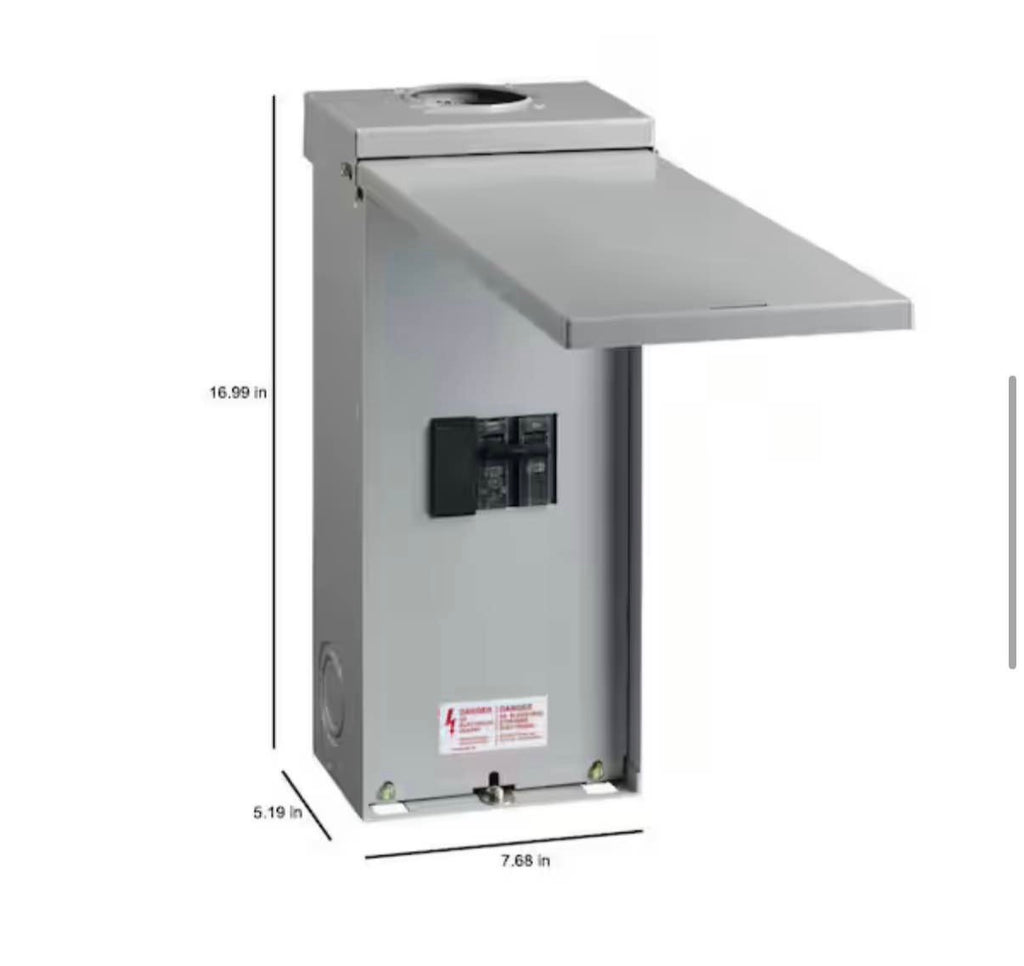 100 Amp Outdoor Circuit Breaker with Enclosure