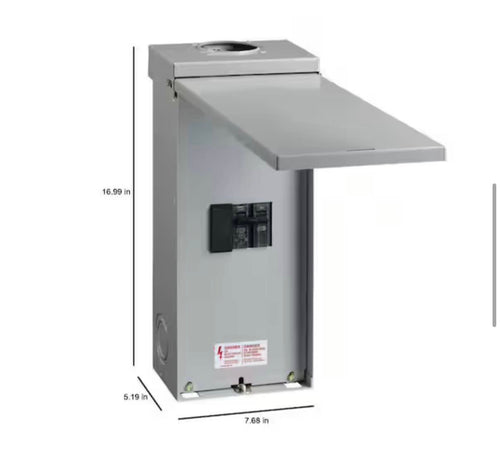 100 Amp Outdoor Circuit Breaker with Enclosure