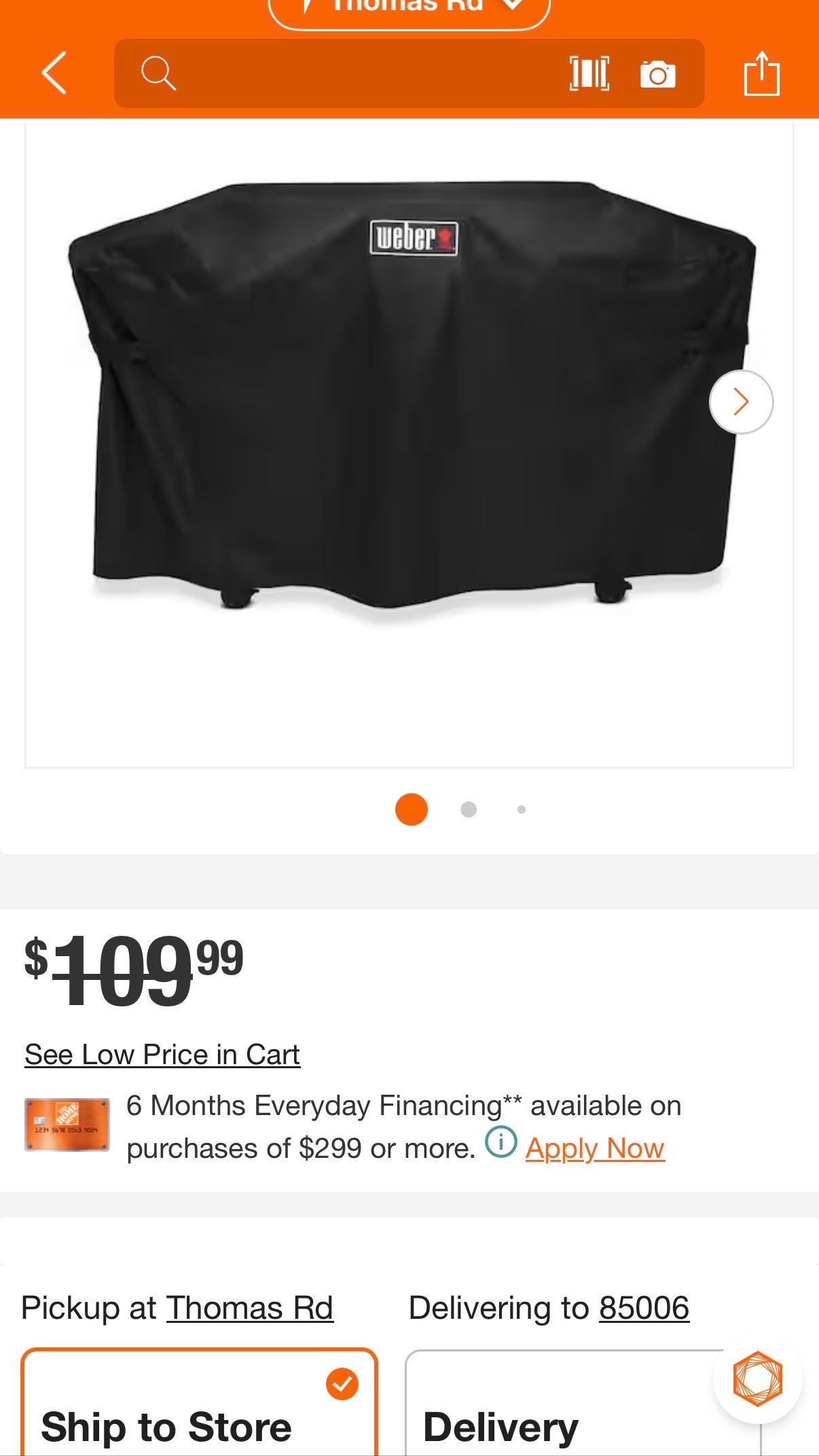 Premium 36 in. Flat Top Griddle Grill Cover
