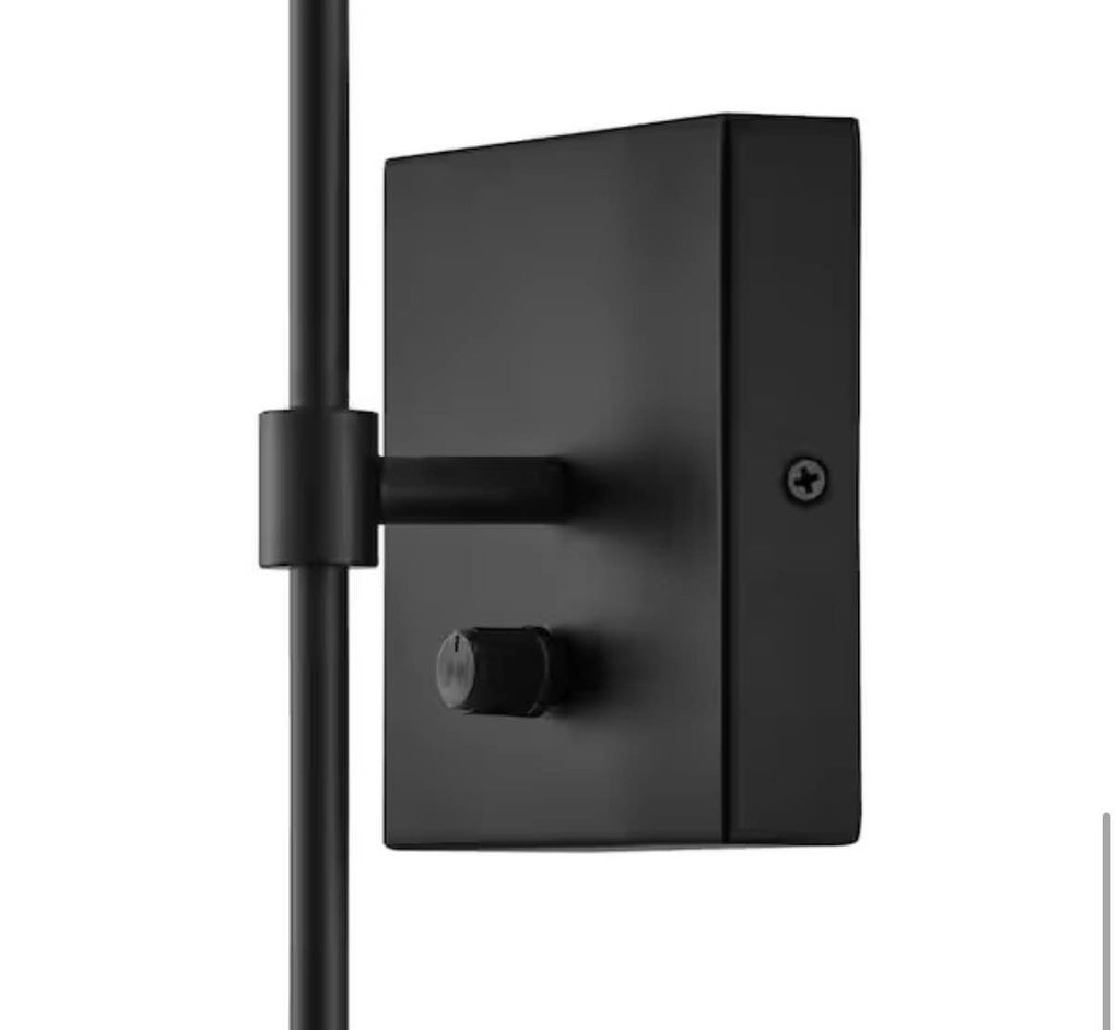 Fanelle 8 in. 1-Light Matte Black Wall Sconce