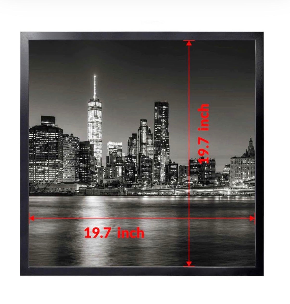 20x20 Picture Frame Black（1 Pack）