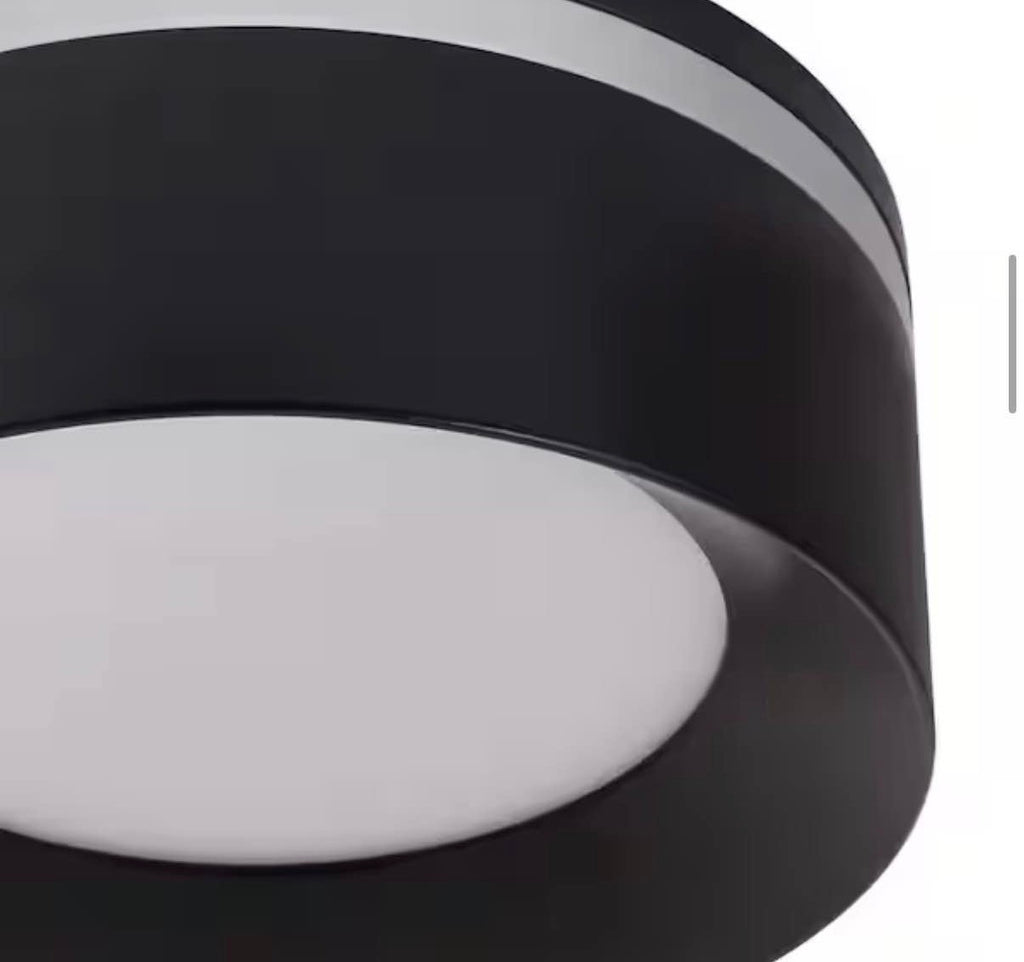 LED 6 in. Matte Black Dual Band Recessed Ceiling Light
