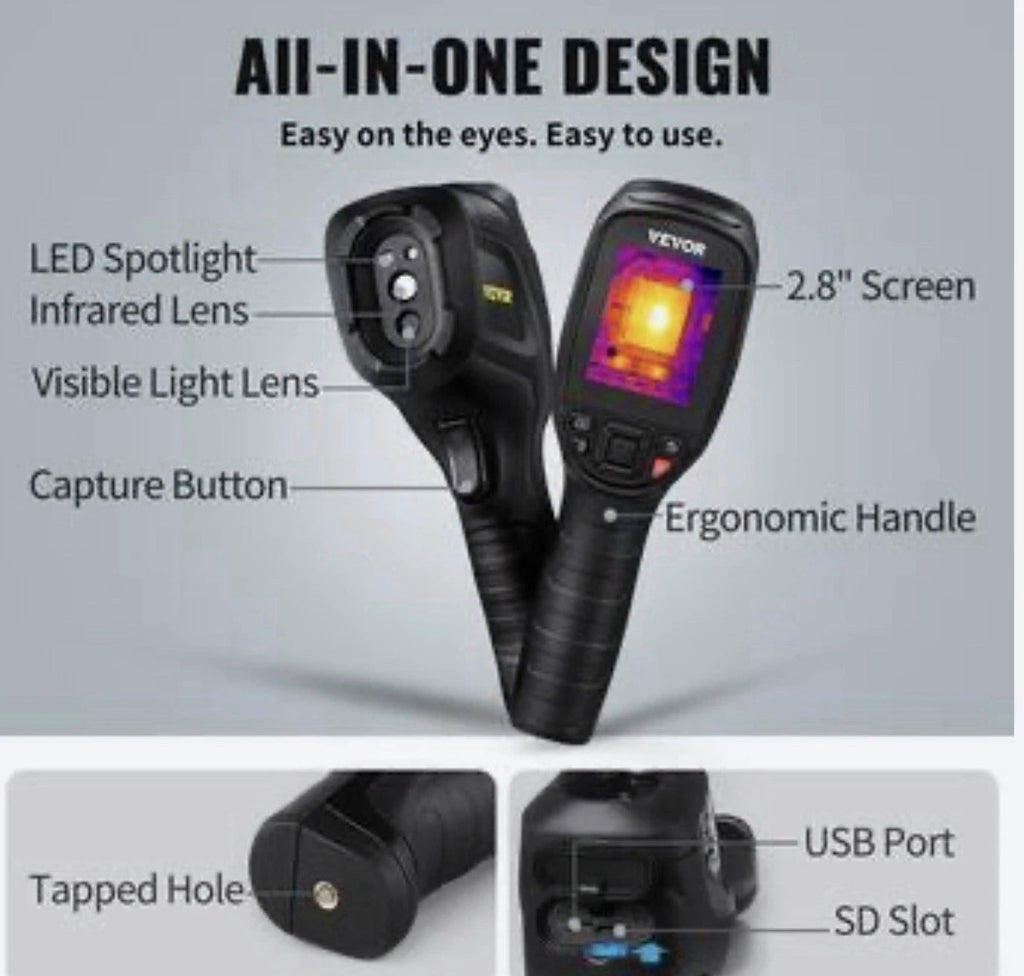 SC240N thermal imaging camera 320 x 240 Pixels Super Resolution