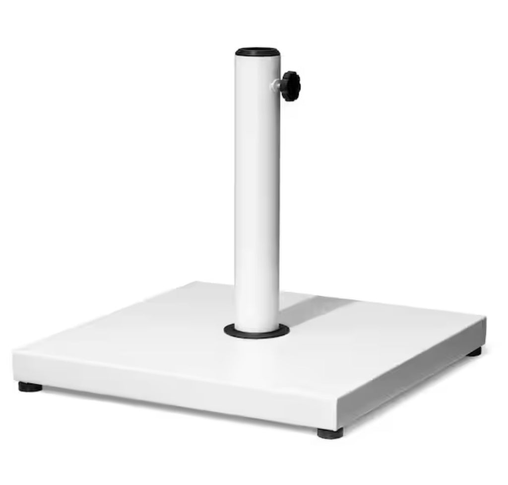 43 lbs. Cement Concrete  Steel  Patio Umbrella Base