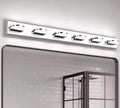 45.28 in. 6-Light Chrome LED Vanity Light with 360° Up and Down