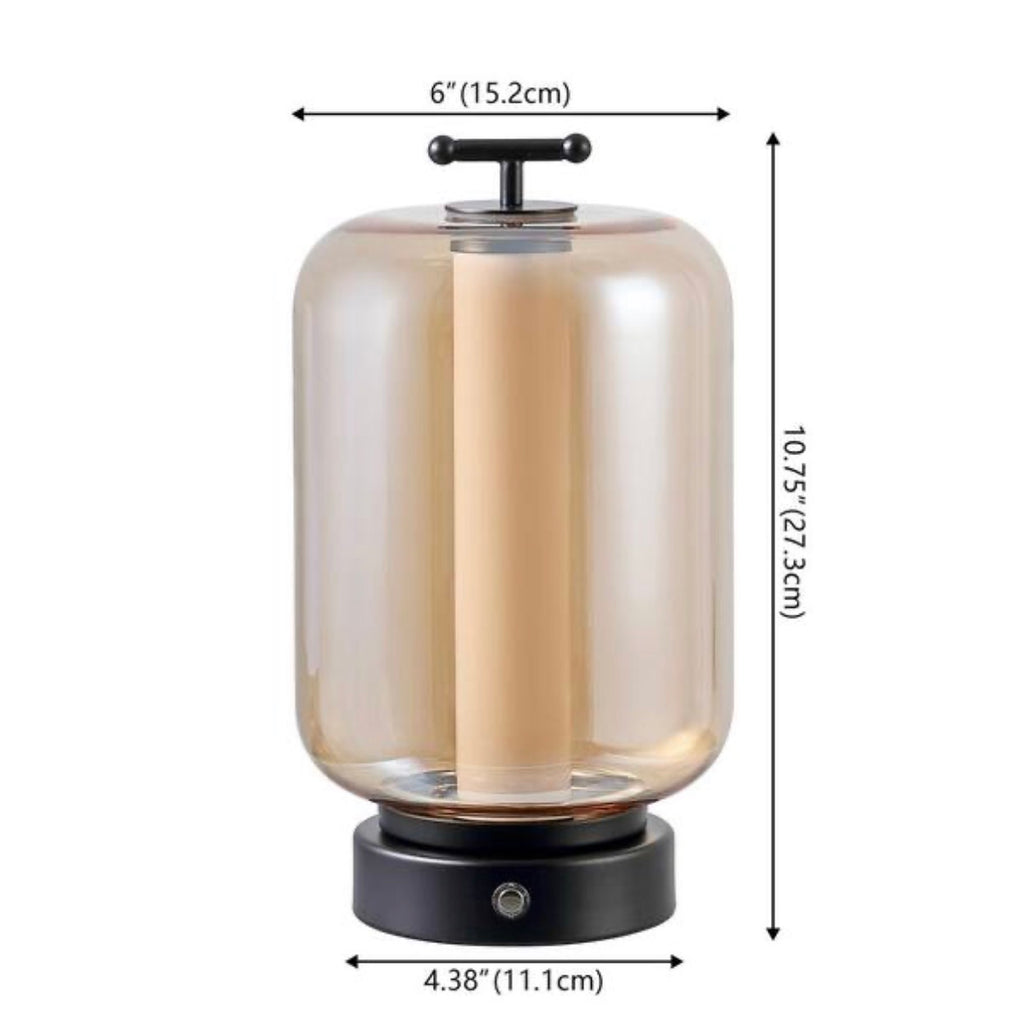 Milou 10.75 in. Rechargeable/Cordless Table Lamps set of 2