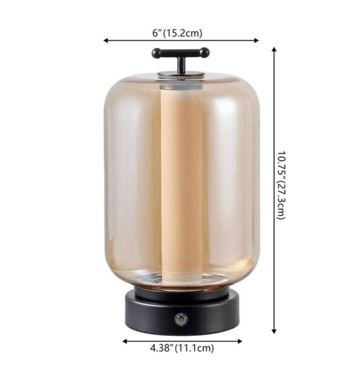 Milou 10.75 in. Rechargeable/Cordless Table Lamps set of 2