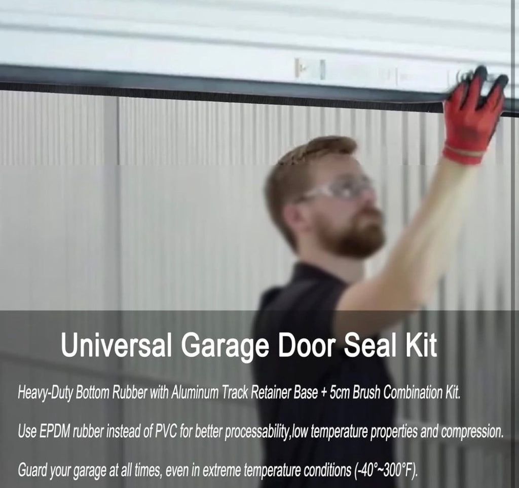 10ft Heavy-Duty Garage Door Seals Bottom Rubber