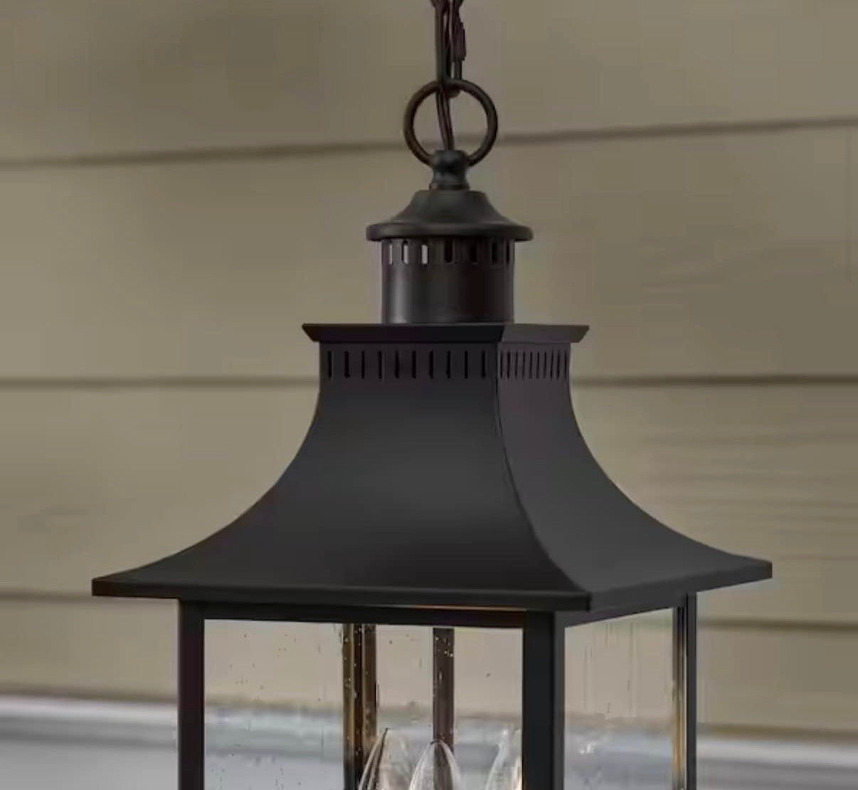 Edgehill 19 in . Outdoor Hanging Light Pendant Light