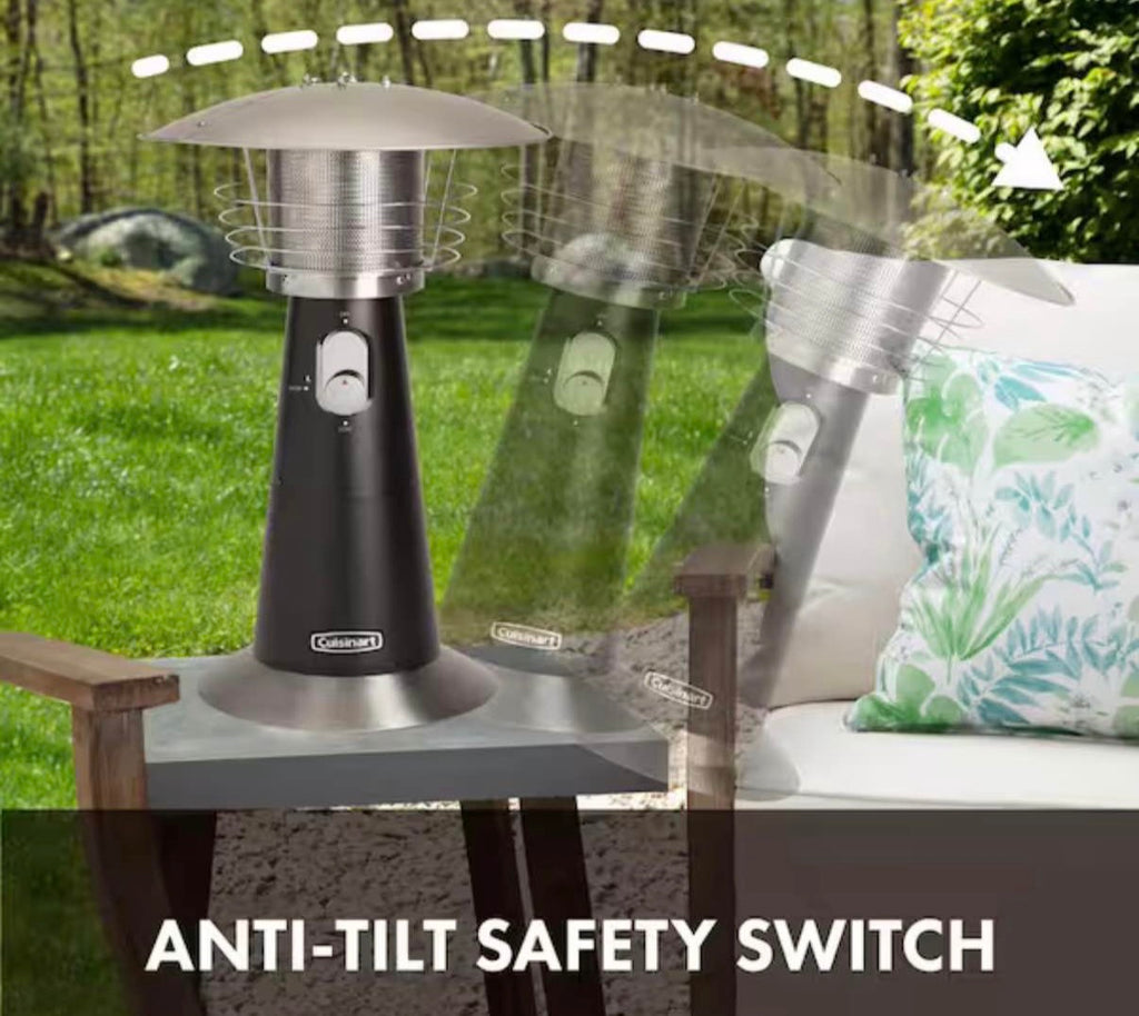 11,000 BTU Portable Tabletop Propane Patio Heater