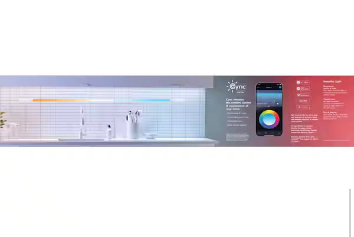24 in. Smart Color Changing Plug-In Integrated LED Under Cabinet Light