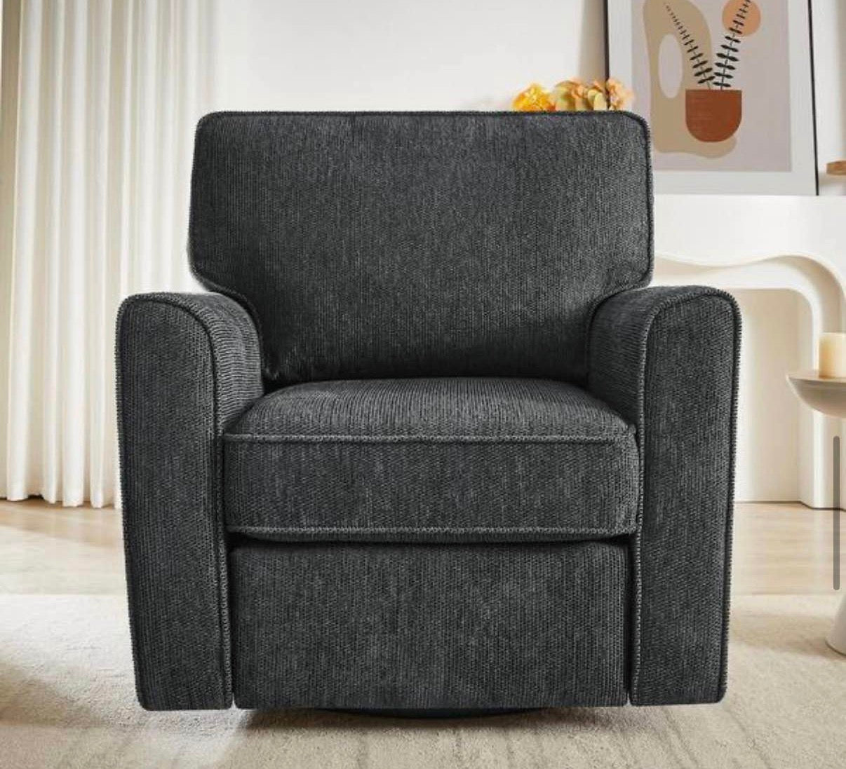 360° Swivel Chair Luxurious Chenille