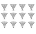 120-Watt LED Light Bulb Daylight  (12 Led Bulbs)