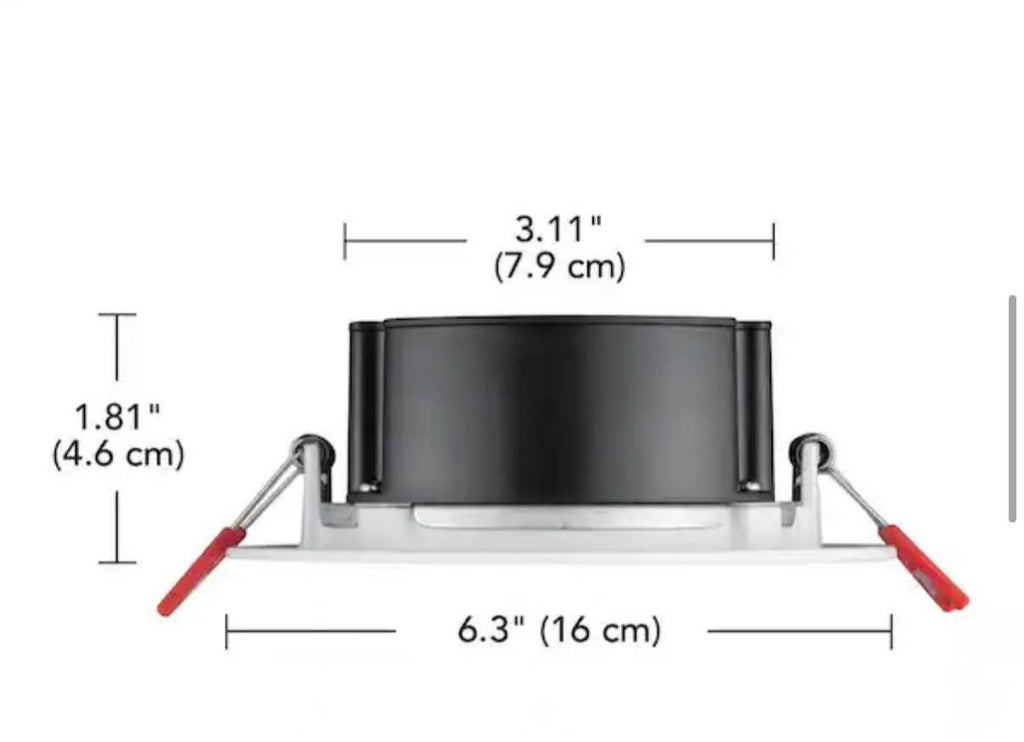 LED 6 in Round Canless Recessed Light