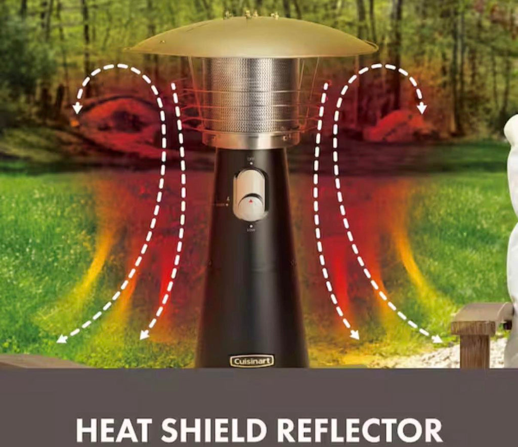 11,000 BTU Portable Tabletop Propane Patio Heater