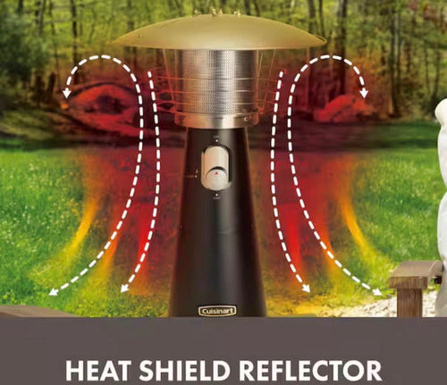 11,000 BTU Portable Tabletop Propane Patio Heater