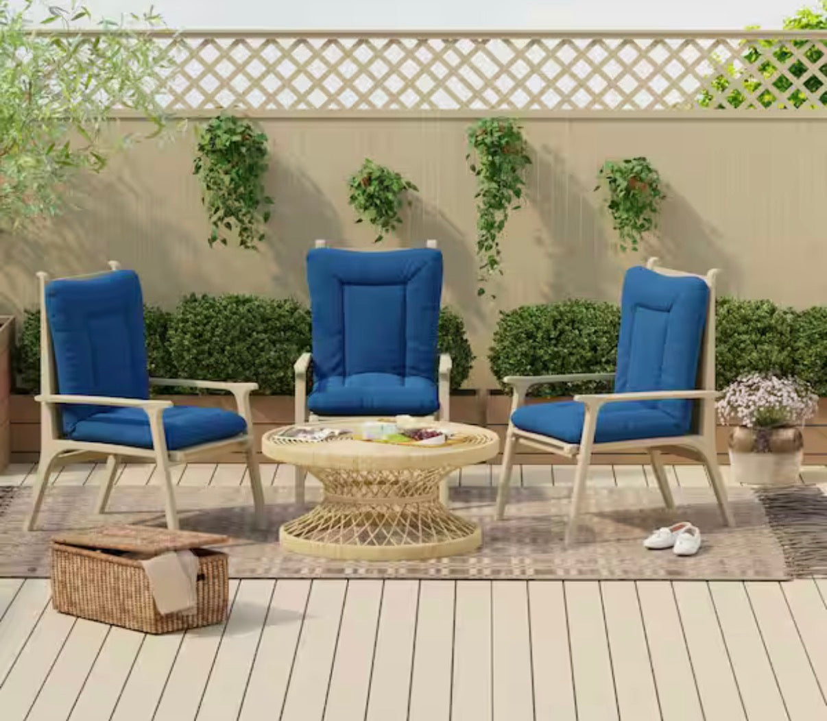 Outdoor Wrought Iron Chair Cushion