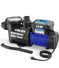 2HP In/Above Ground Pool Pump Dual Speed