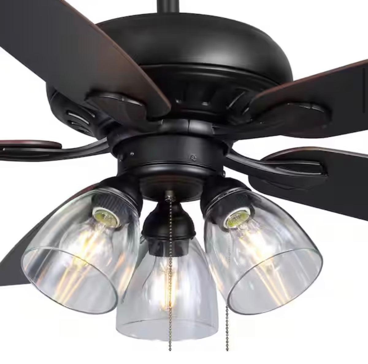 Rockport 52 in. LED Ceiling Fan with Five Reversible Blades