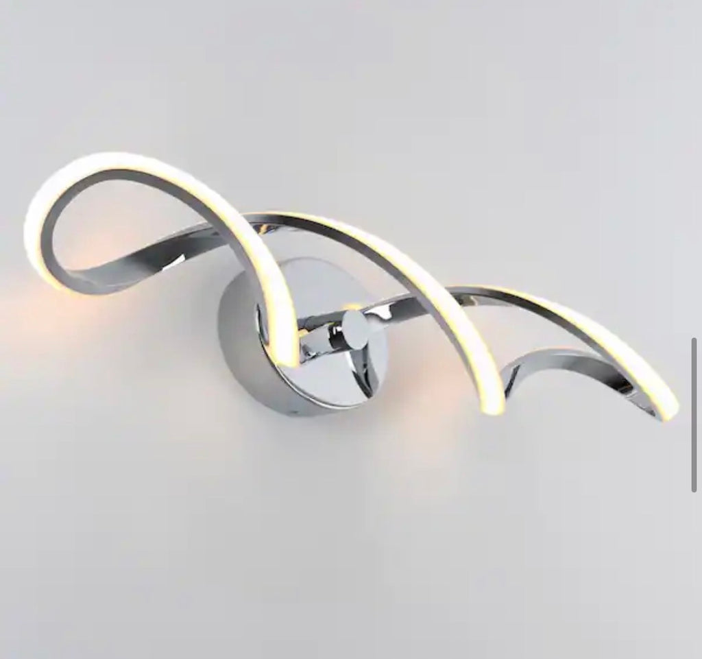 Swirl 27 in. Modern Integrated LED Vanity Light