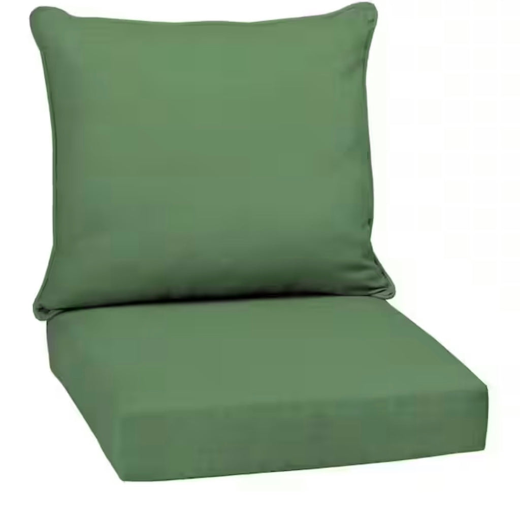 Leala Texture 24 in. x 24 in. Outdoor Chair Cushion