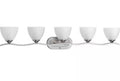 Laird Collection 41-5/8 in. 5-Light Brushed Nickel  vanity light