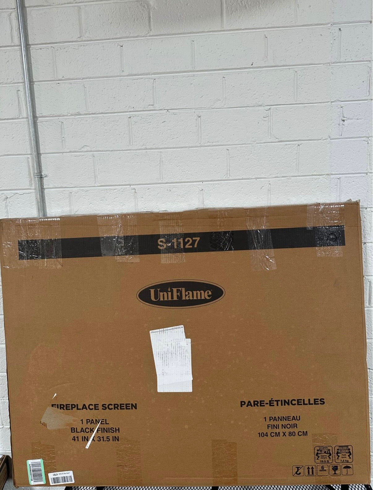 41" Wide x 31.5" Tall Fireplace Screen