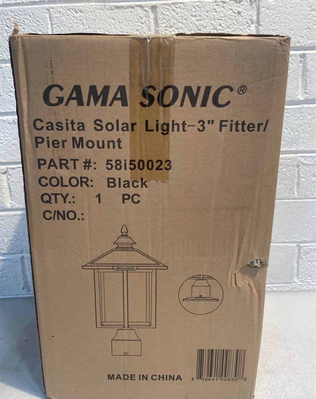 Casita Solar Post Light
