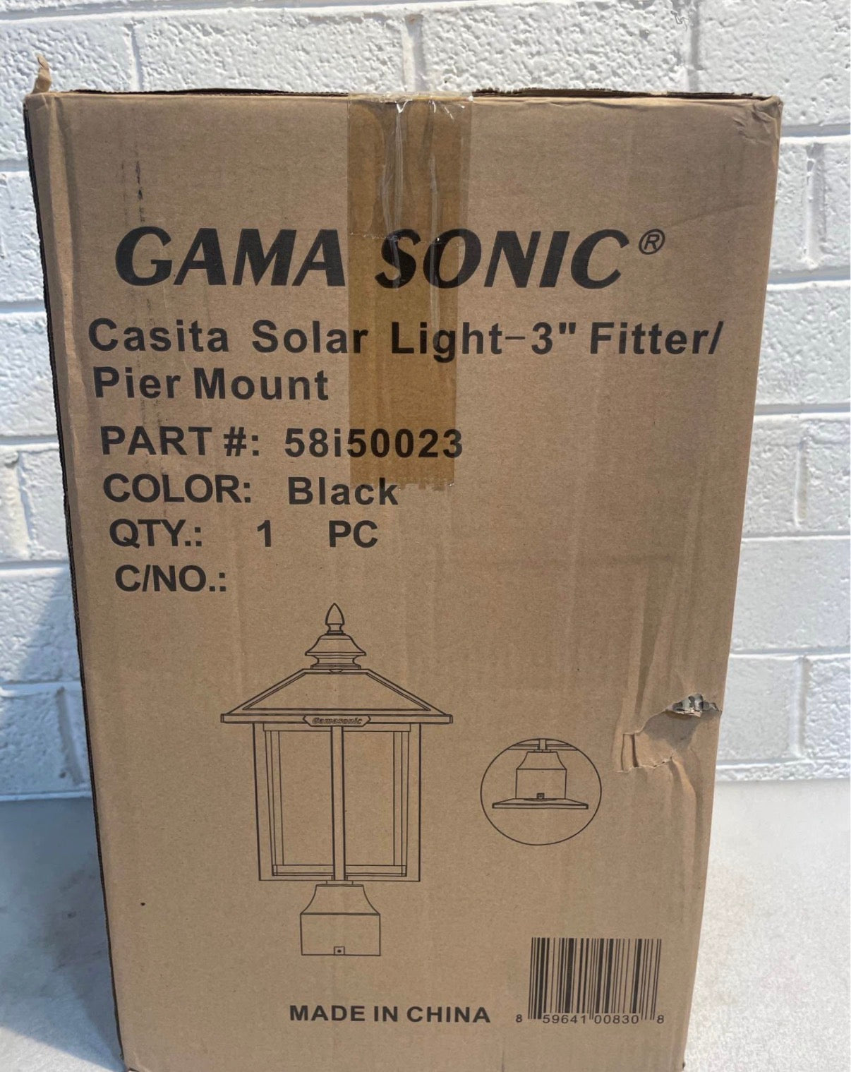 Casita Solar Post Light